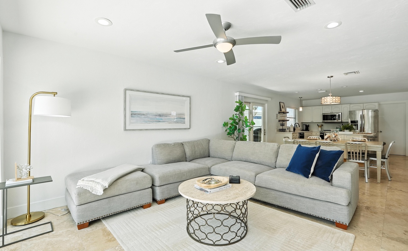 Social-concept comfort with a breezy coastal palette.