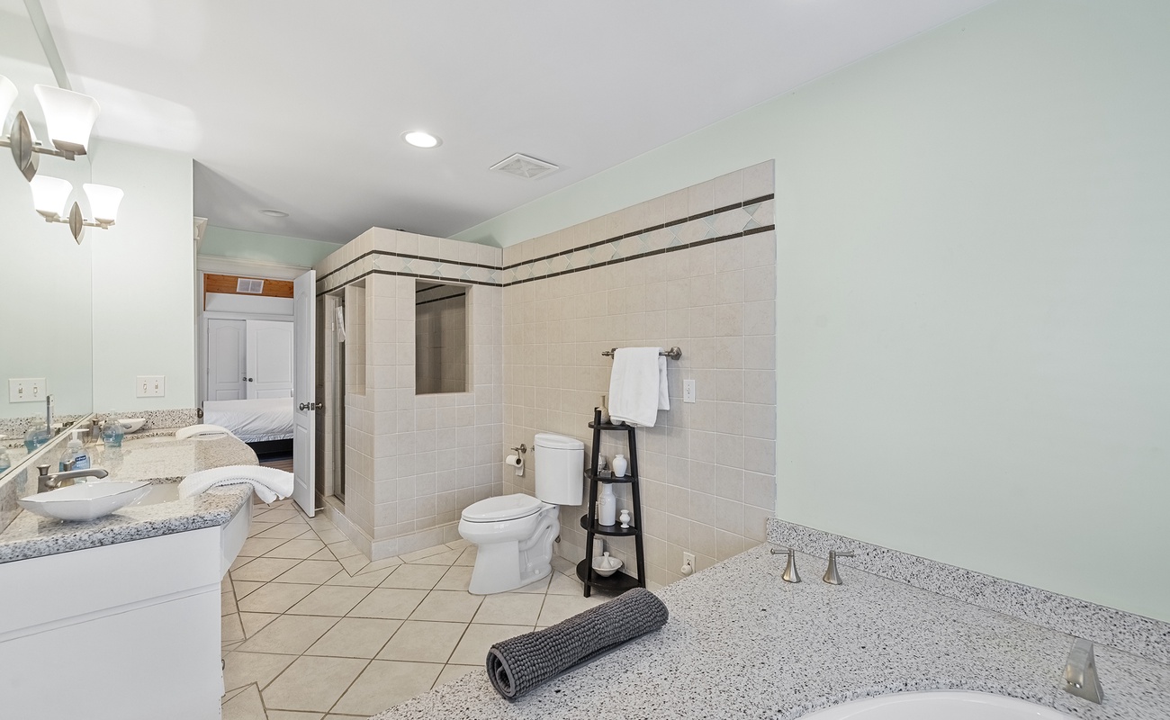 Get ready side by side with plenty of room to spread out.