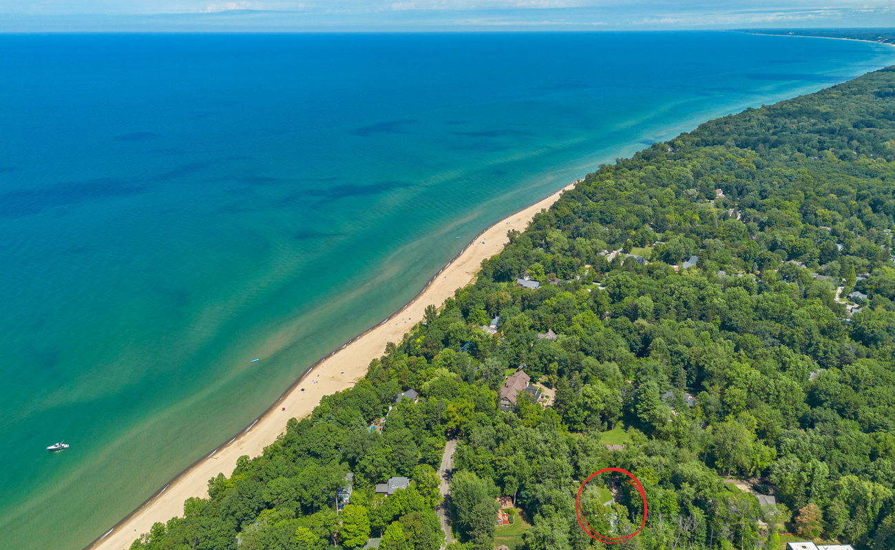 Lose yourself in the vastness of the ocean and the peace of the woods.