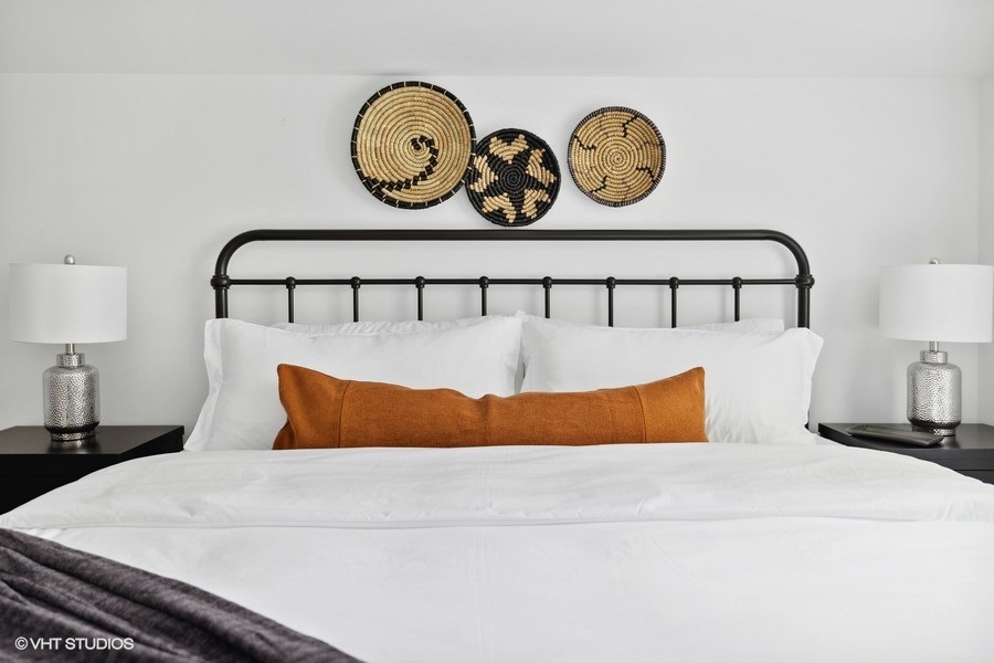 Bedroom 5 is on the lower level & has a king-size bed.