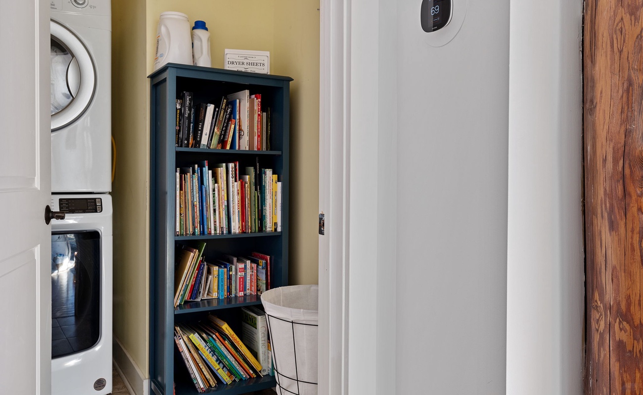 A laundry room is an amenity must for any traveling family!