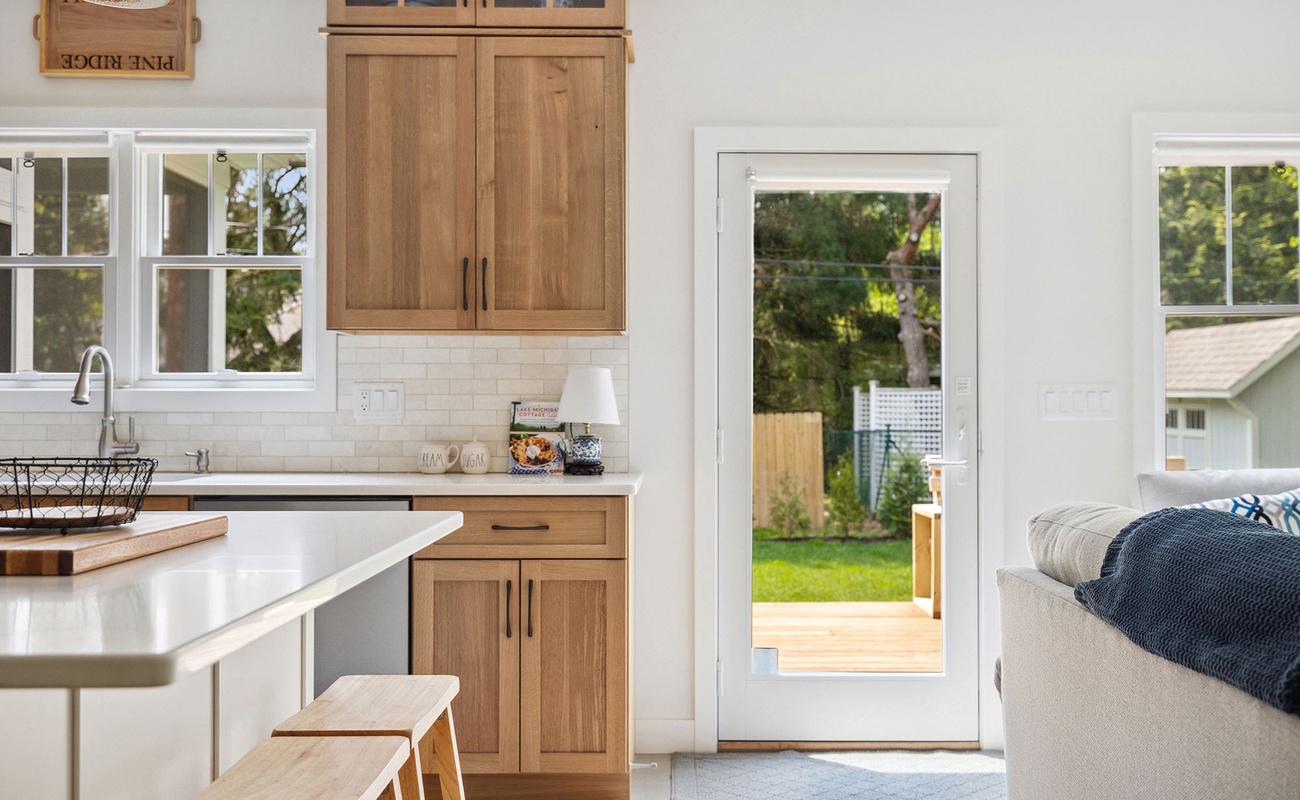 Serve your favorite meals in this fully equipped kitchen.