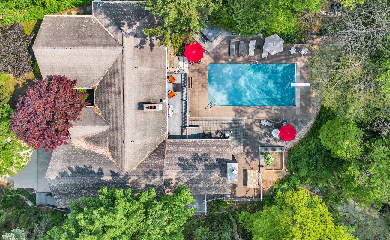The ultimate hideaway—pool, spa, fire pit, and more.