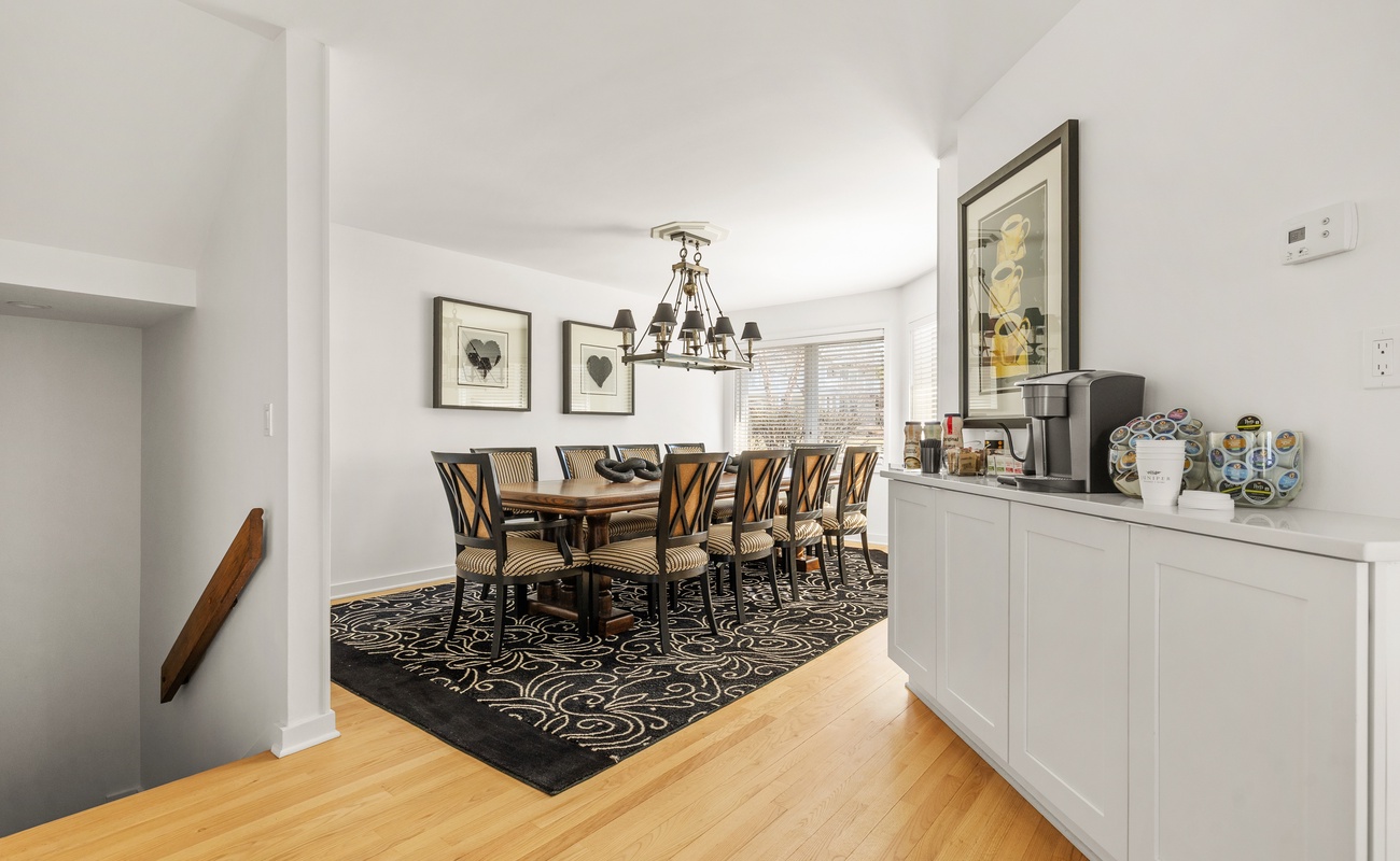 When you and your guests are in the mood for a formal meal together - Boom.