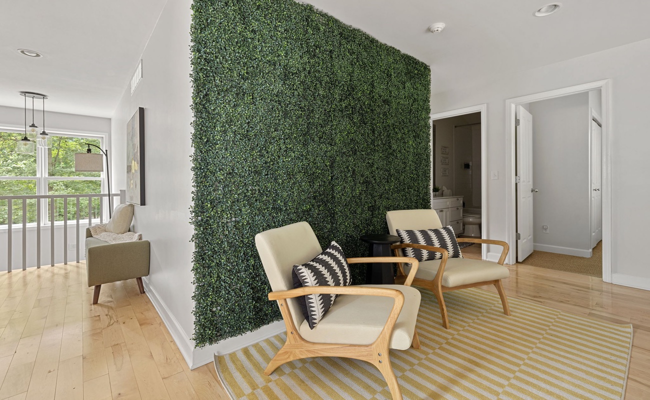 Kick back and relax in this cozy reading nook – your personal escape!