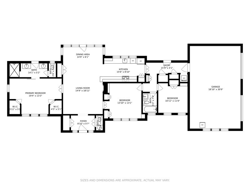 The White Owl's floorplan.