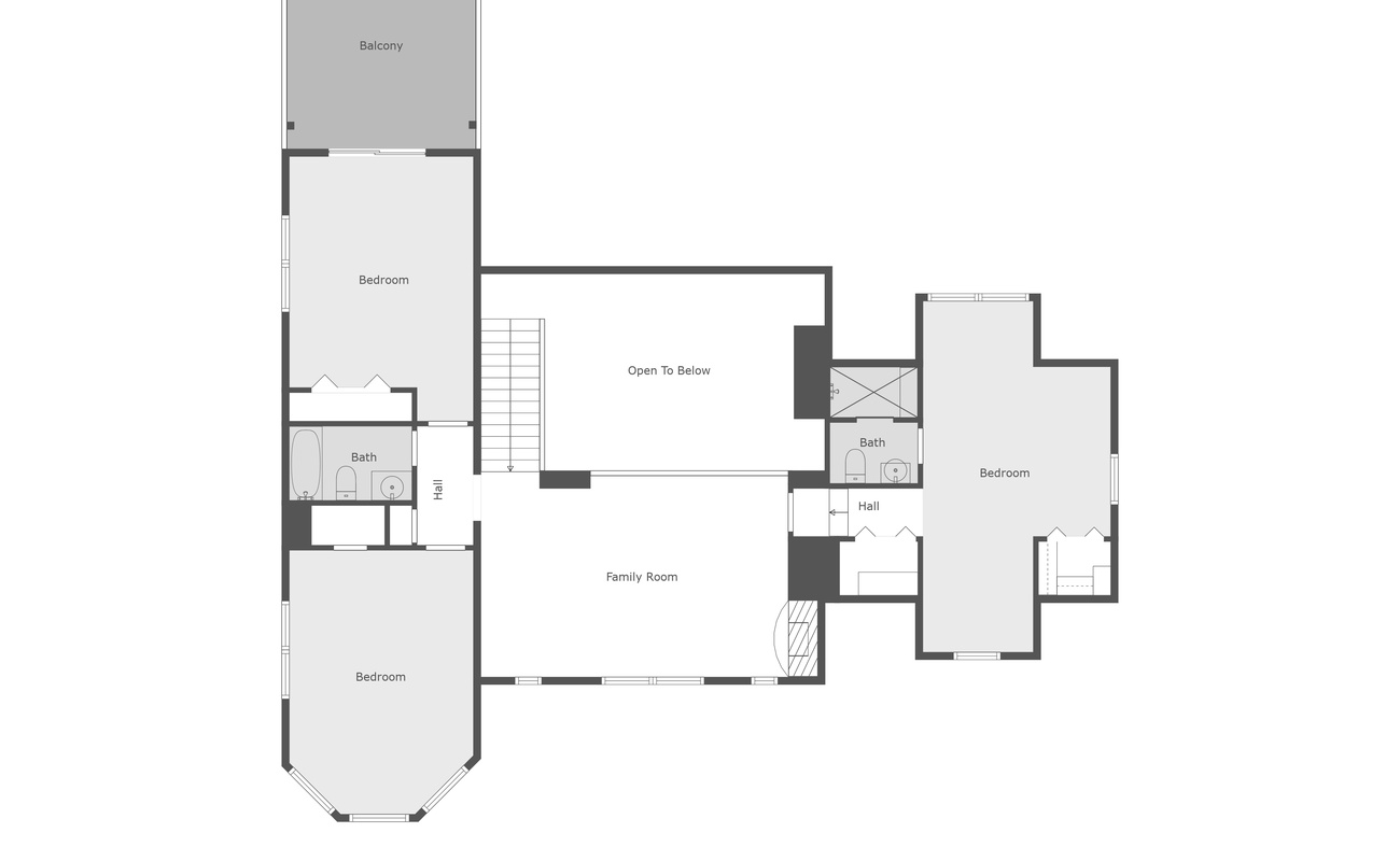 Sunny Dunes Retreat Second Floor Layout