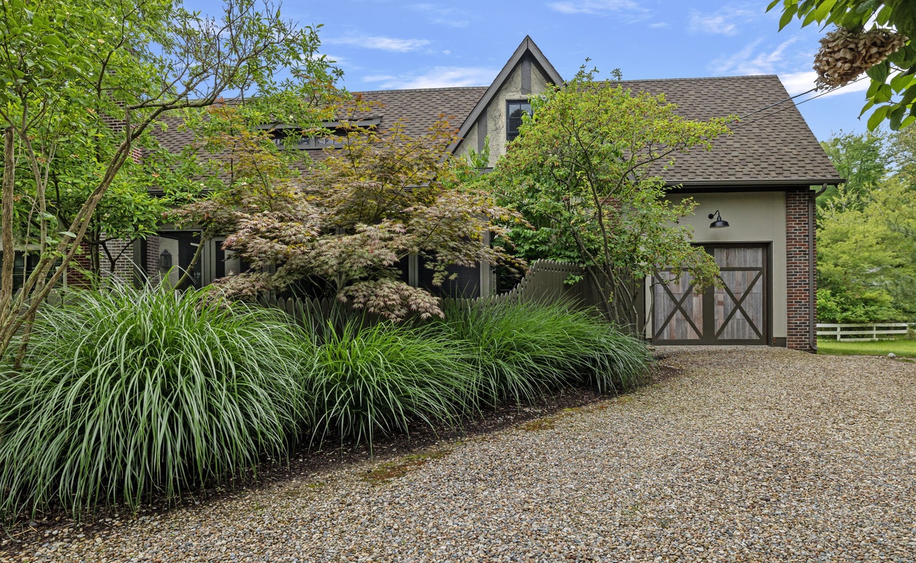 Some of the most beautiful landscaping surrounds you here + Lake Michigan is so close!