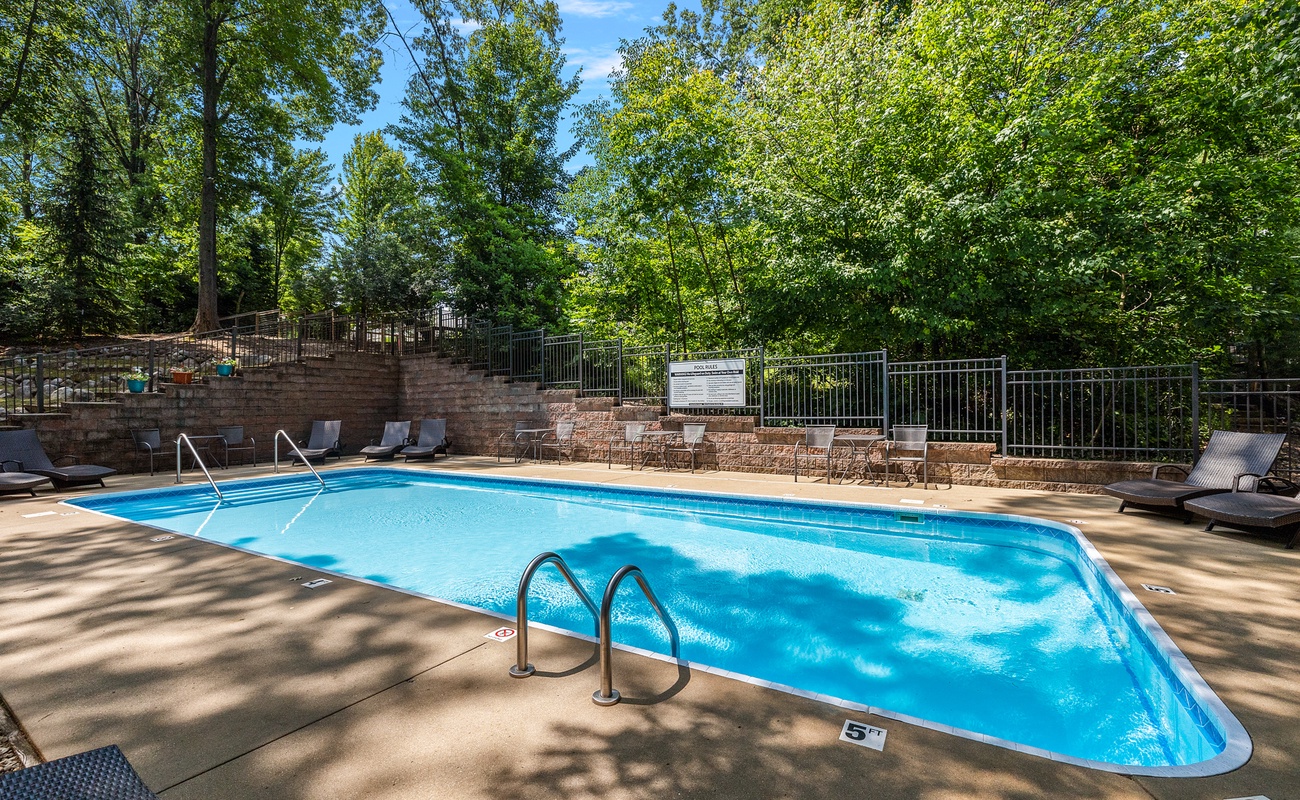 Guests have access to Camp Buffalo's community pool.