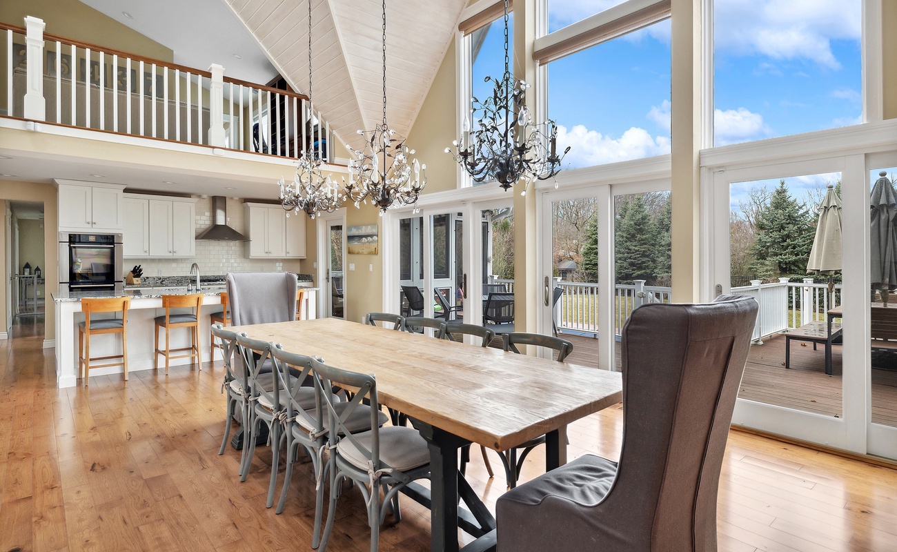 Gather around the dining room table!