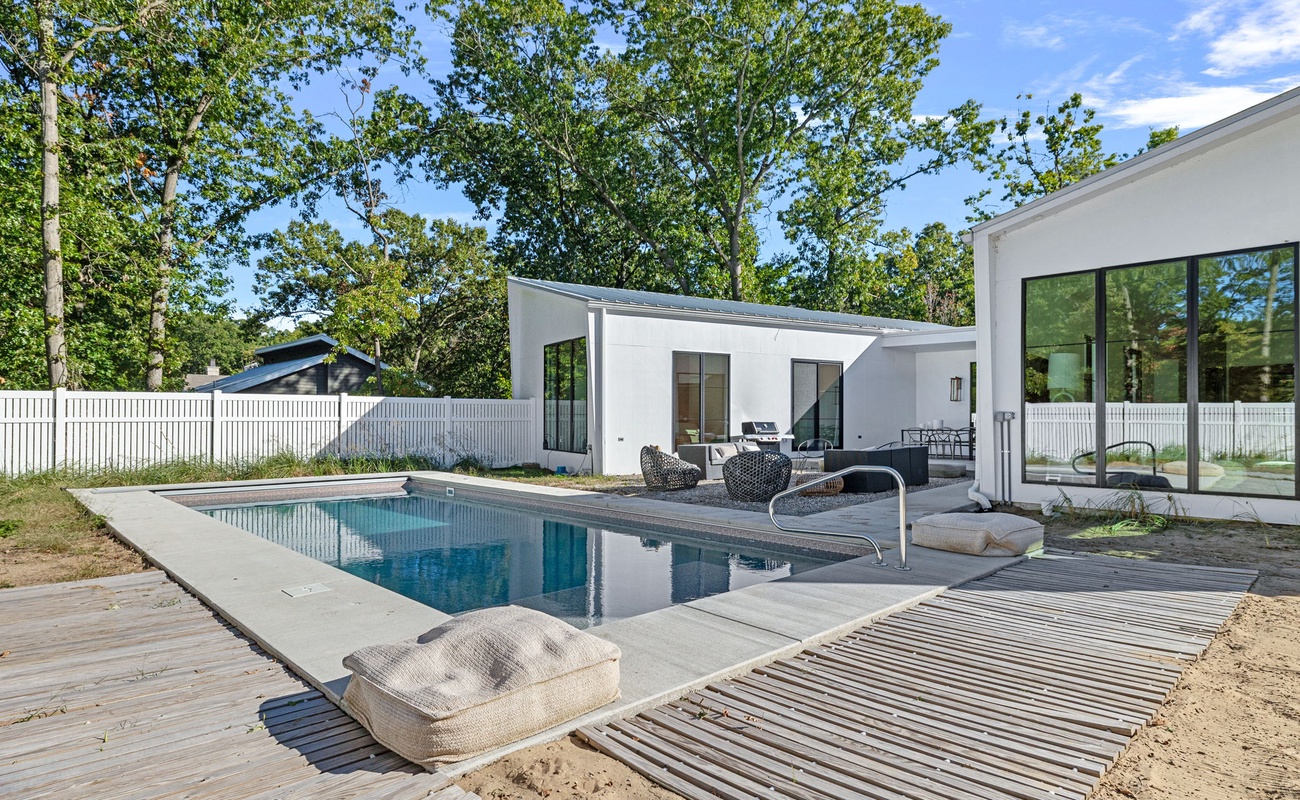 Poolside lounging: the only place to be when life gets too hectic.