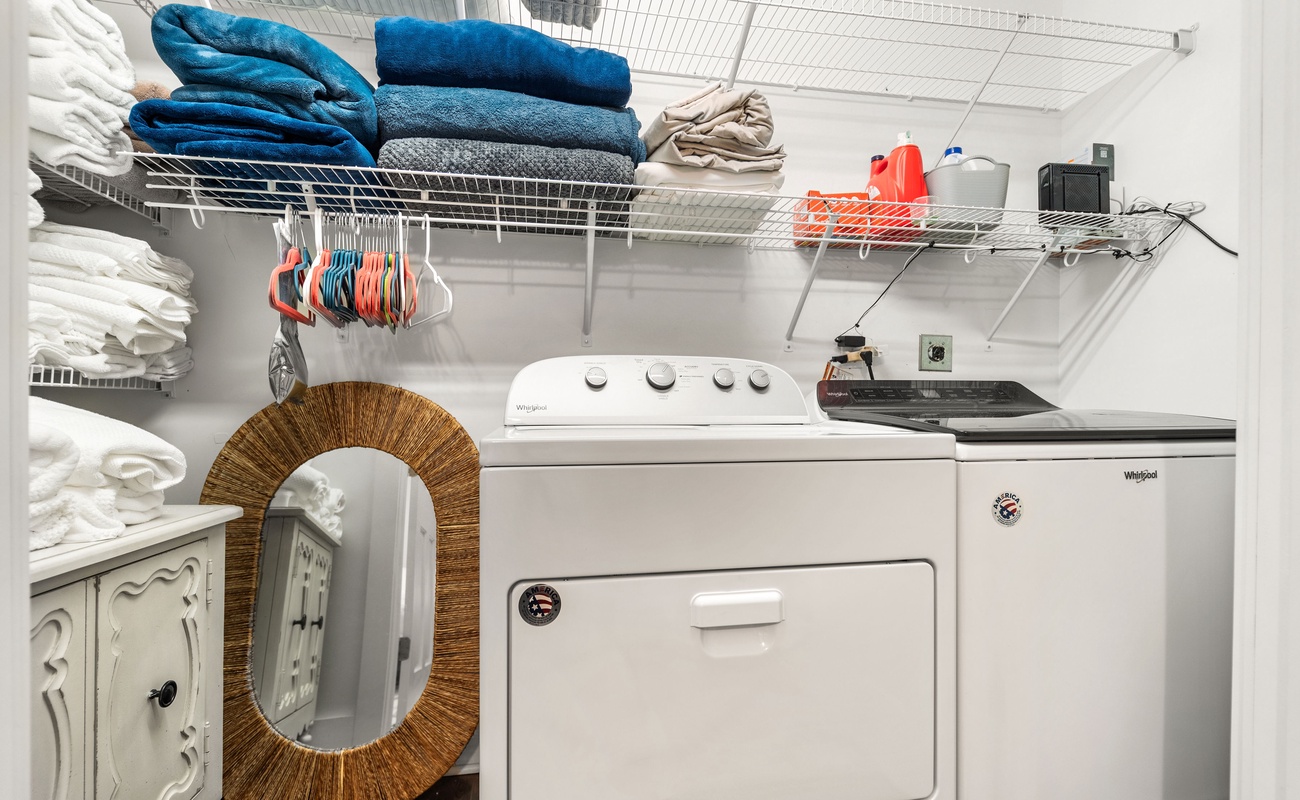 Freshen up with ease—laundry made luxe.