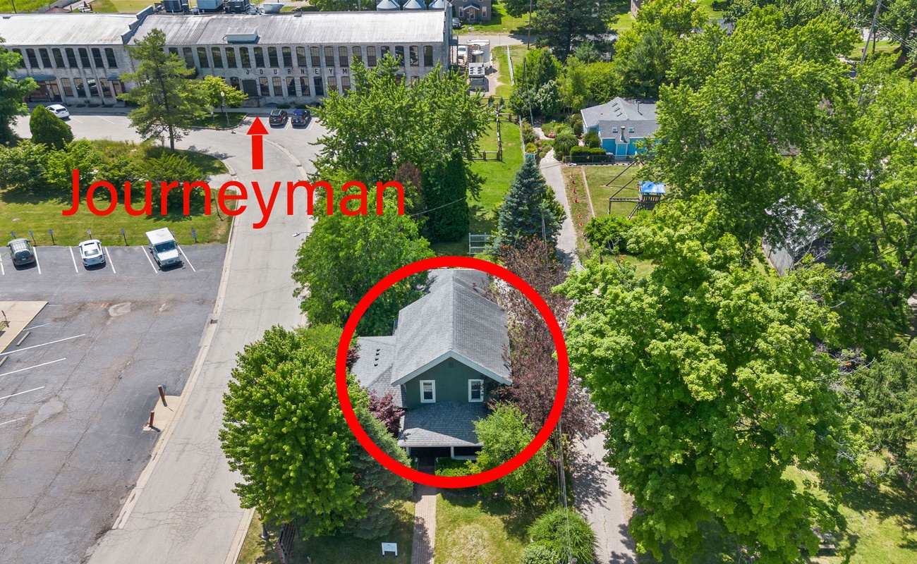 The Fourth Oak is just steps from Journeyman Distillery!