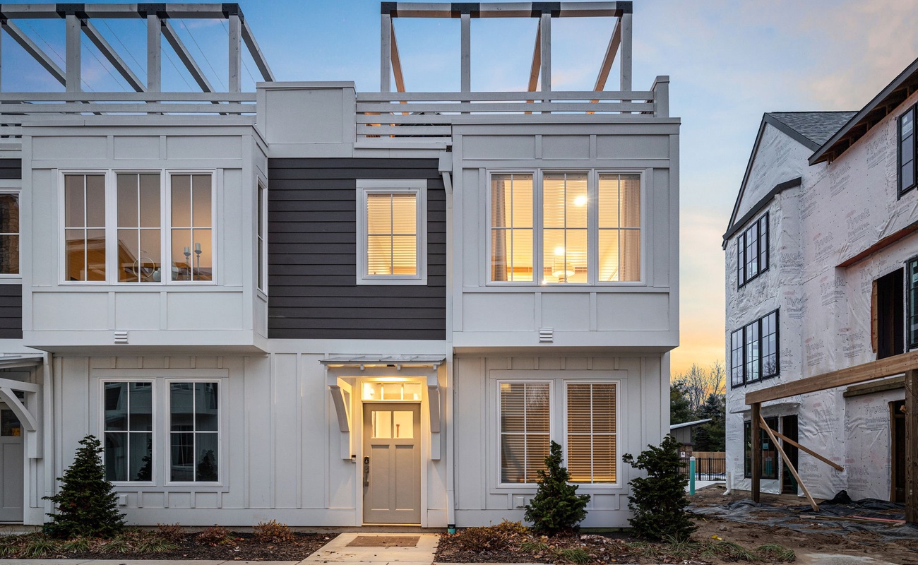 Modern design, clean lines, and the warm glow of welcome home.