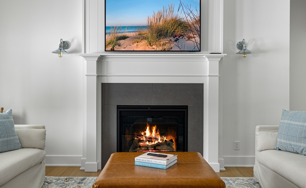 Wine in hand, fire crackling… vacation mode: ON!