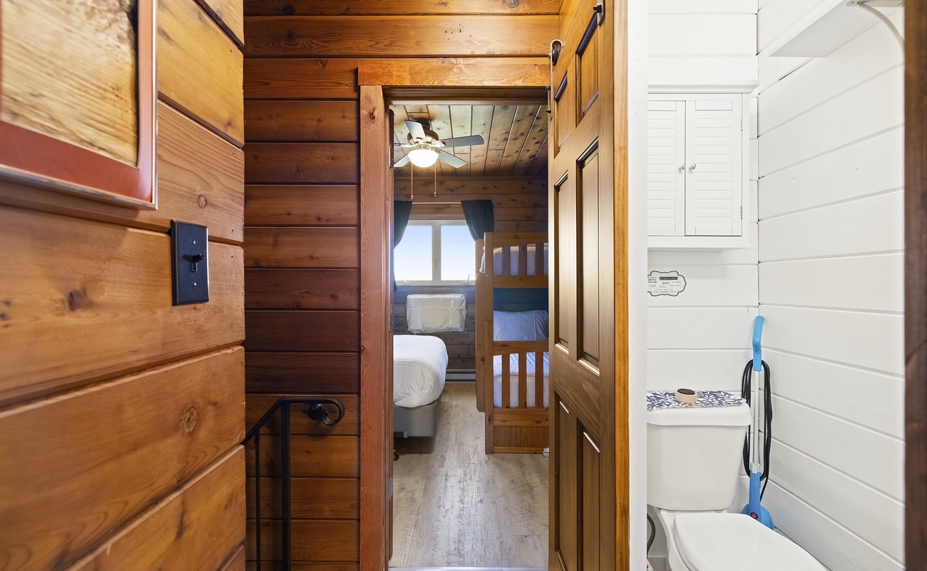 Our home is arranged for unrushed mornings before heading outside.