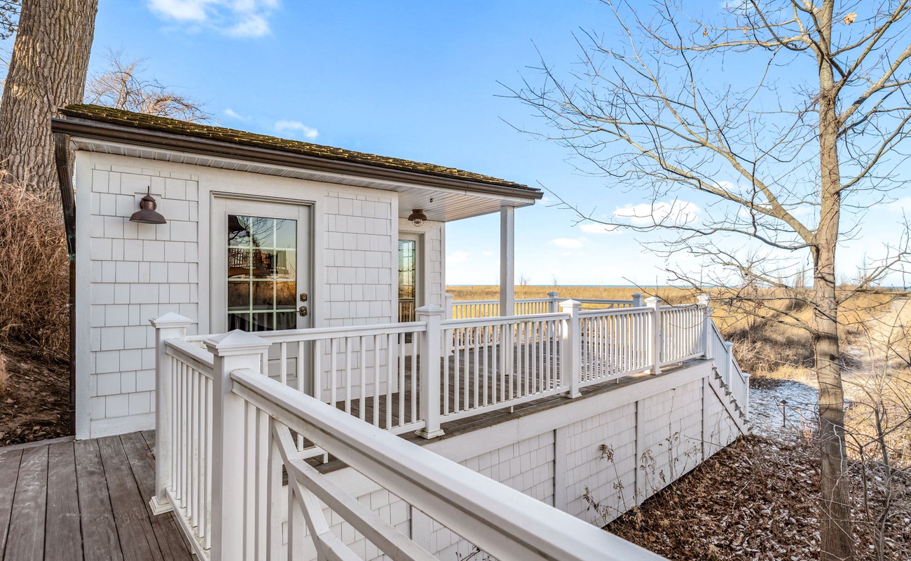 The perfect spot for morning coffee and salty breezes.
