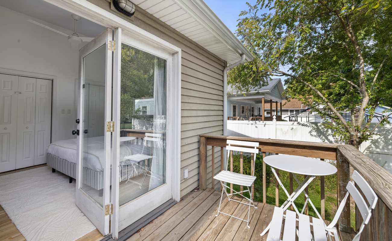 Wake up and walk out straight into fresh air bliss.