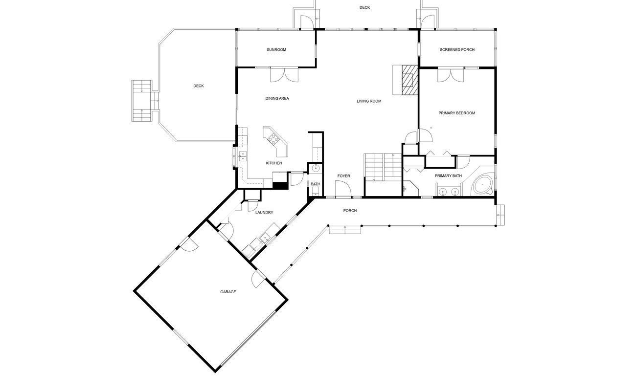 South Cedar Shore's 2nd floor layout