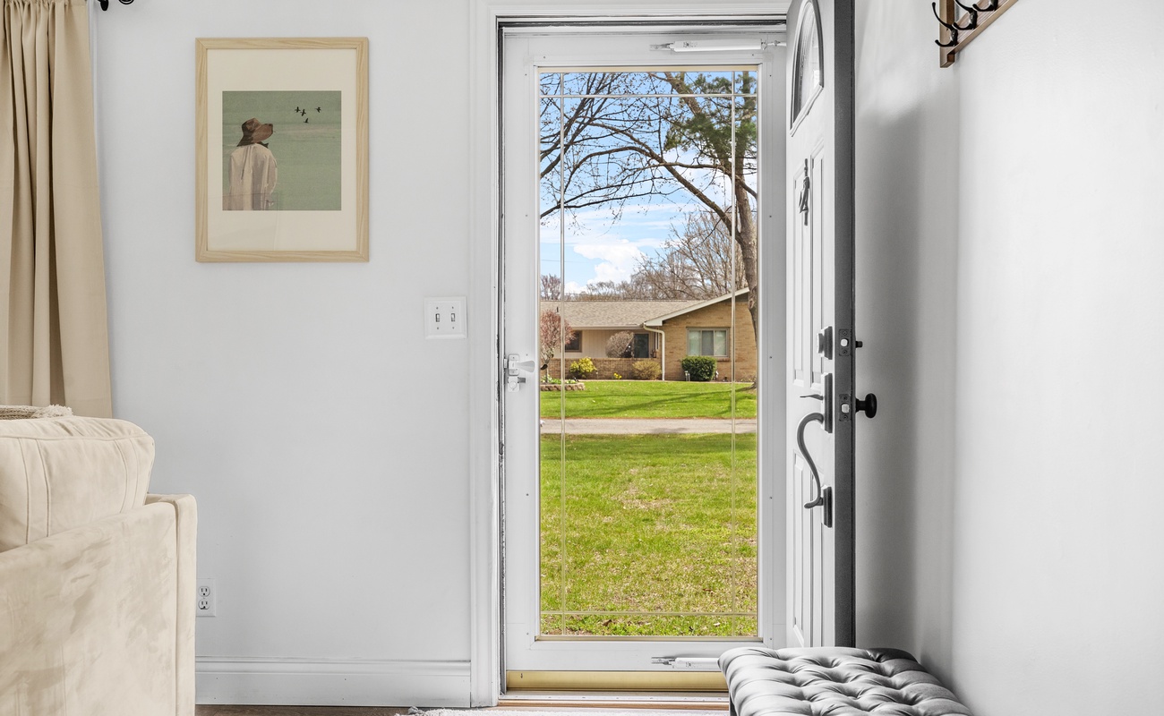 Step into comfort and charm—your getaway-from-it-all starts right at the front door!