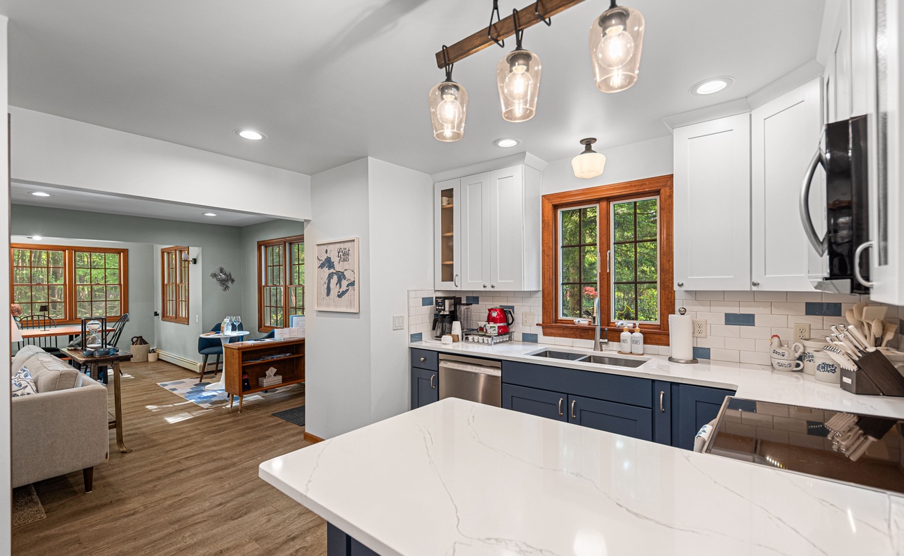 Where breakfast is made, coffee is mandatory, and someone’s always stealing bites while ‘helping’.