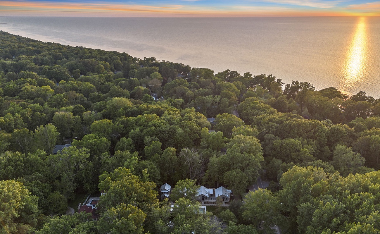 Finding serenity from above.
