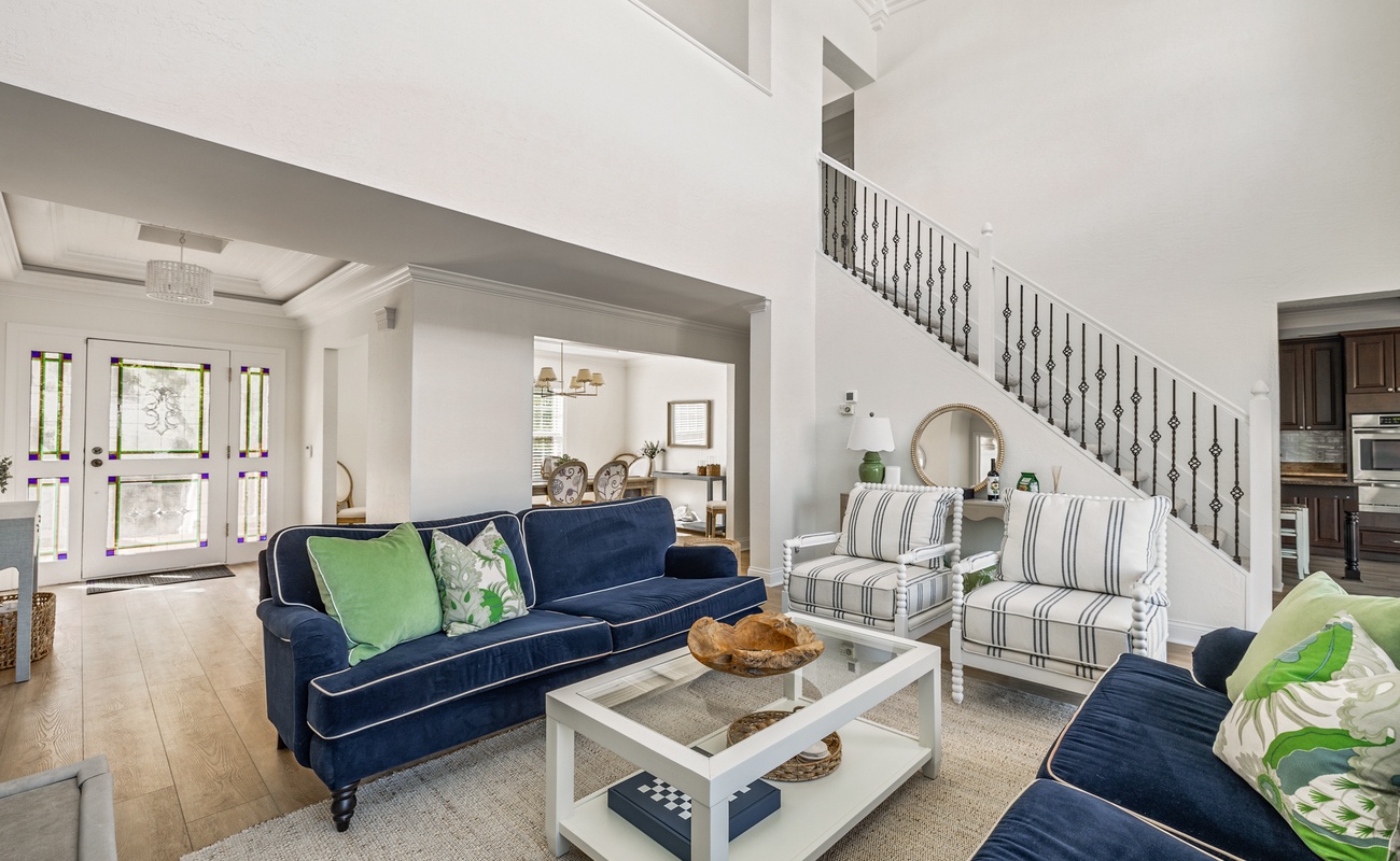 Kick back on plush seating and soak up the natural light—this is where family time shines.