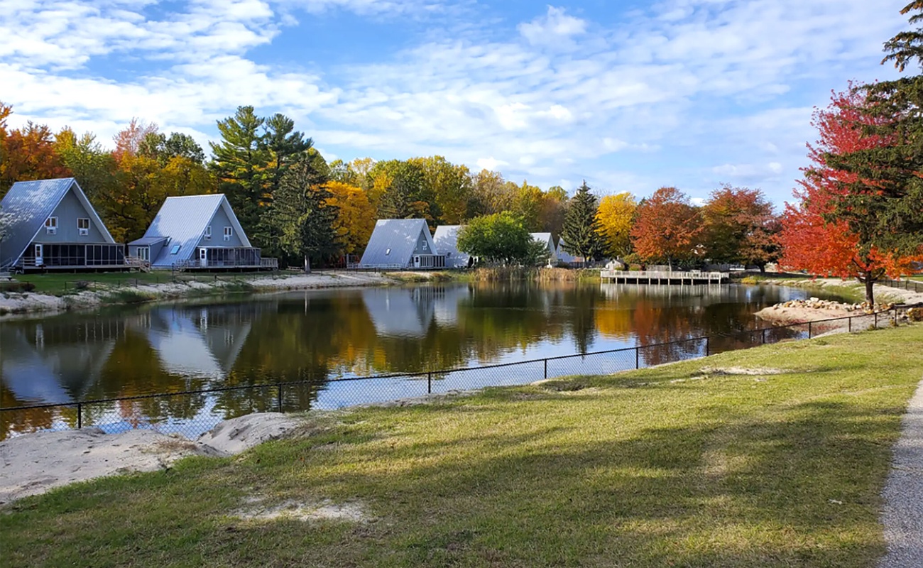 The Chalet resort is the perfect place to visit for Fall Foliage.