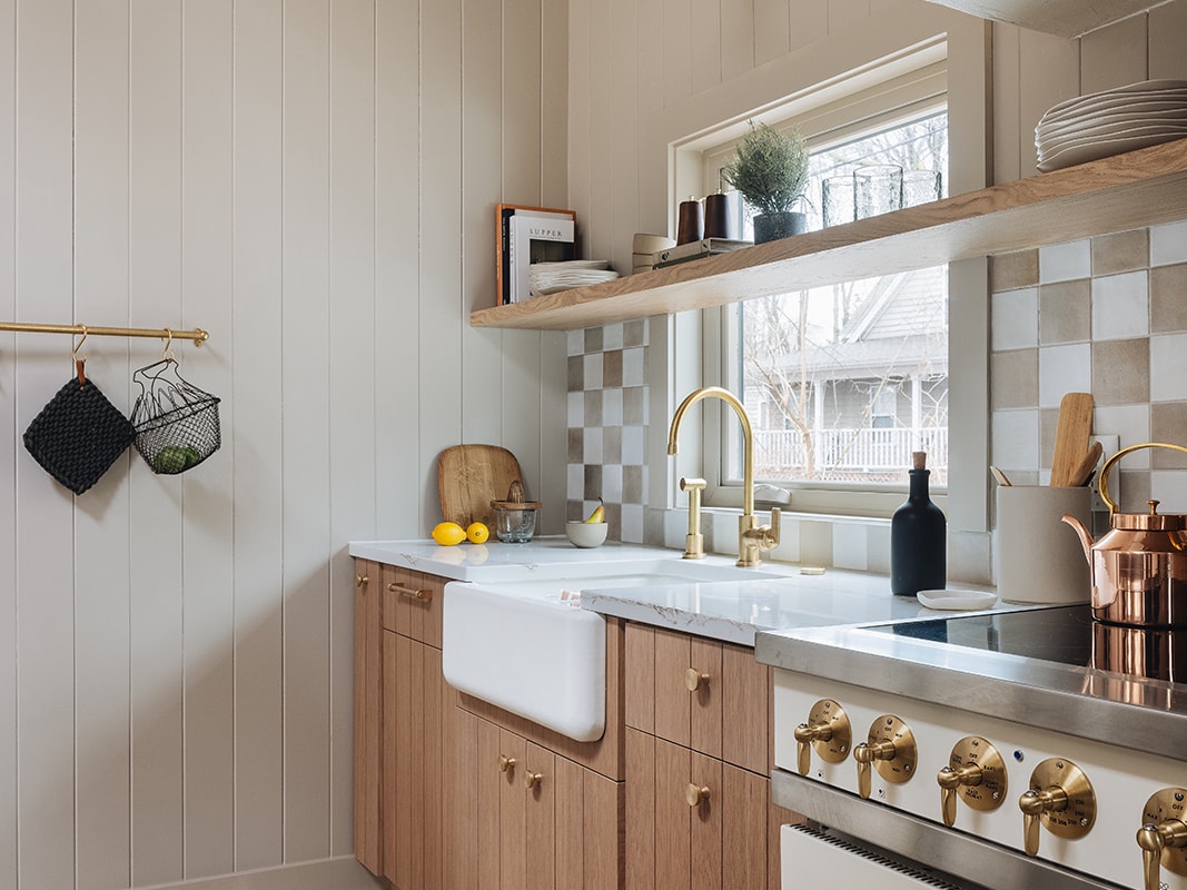 We say Ooh-la-la to everything about this kitchen's details, decor and fixtures.