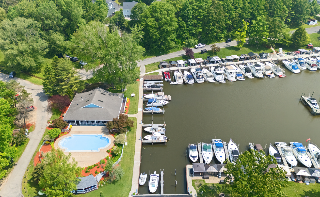 Enjoy access to the marina pool and docks just a short walk away.