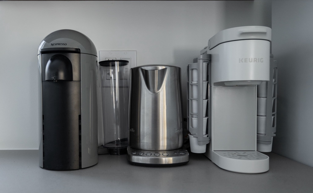 Meet the morning dream team: Captain Espresso, Lady Kettle, and Sir Keurig—ready to fuel your day, one sip at a time!