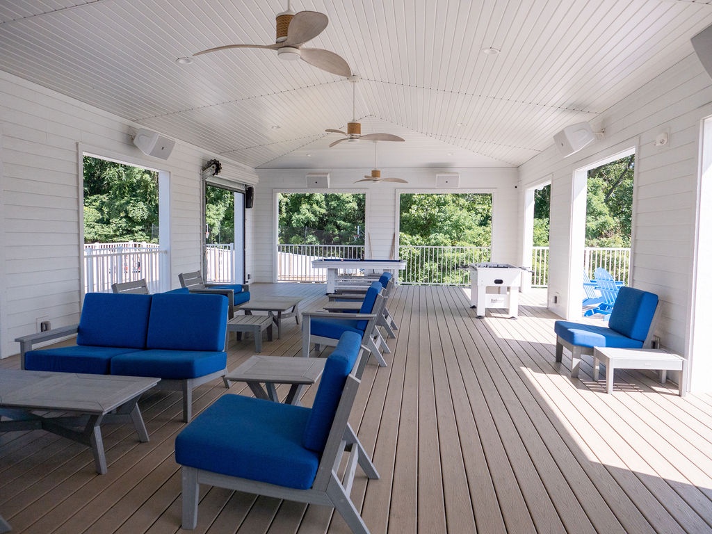 A breezy retreat at the Resort for downtime, games, and shared moments.