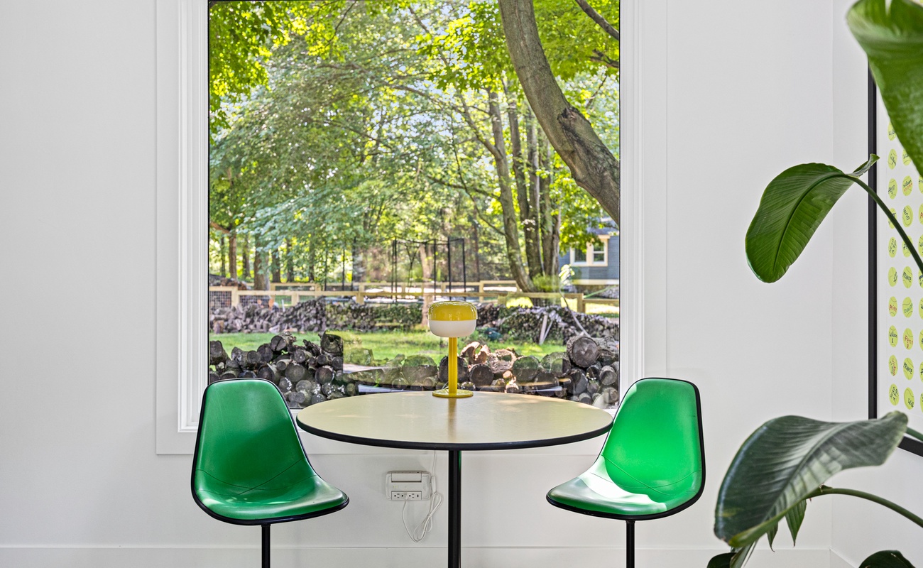 Here's a great spot to enjoy your morning coffee.