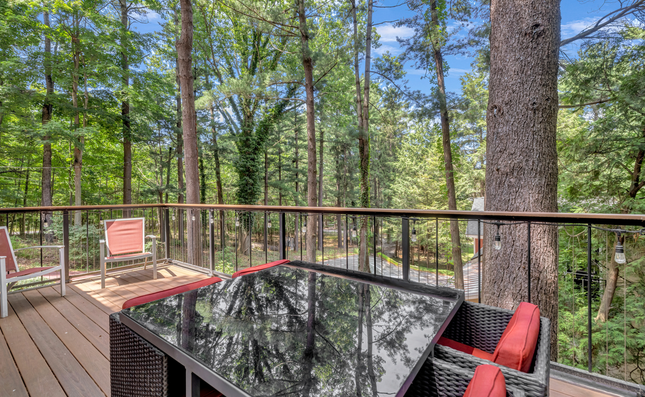 Elevated dining with nature as your backdrop.