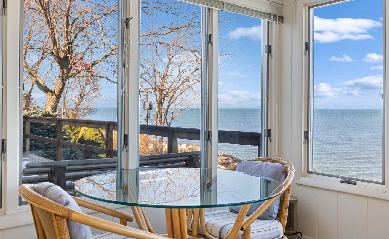 An absolutely divine spot for morning coffee!