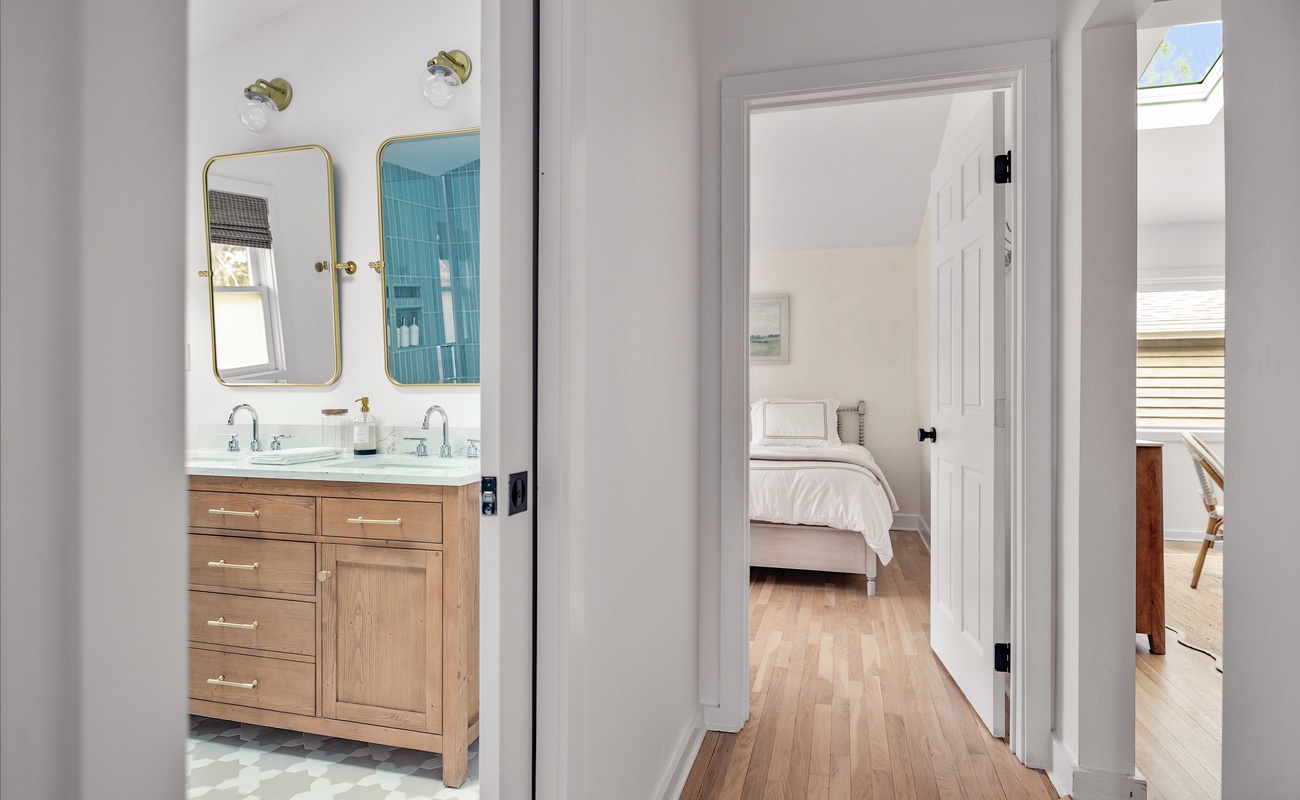 From laid-back bedrooms to a spa-like bath, comfort and calm flow through every room.