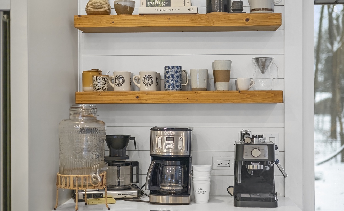 From espresso to drip, this coffee bar has your mornings covered.