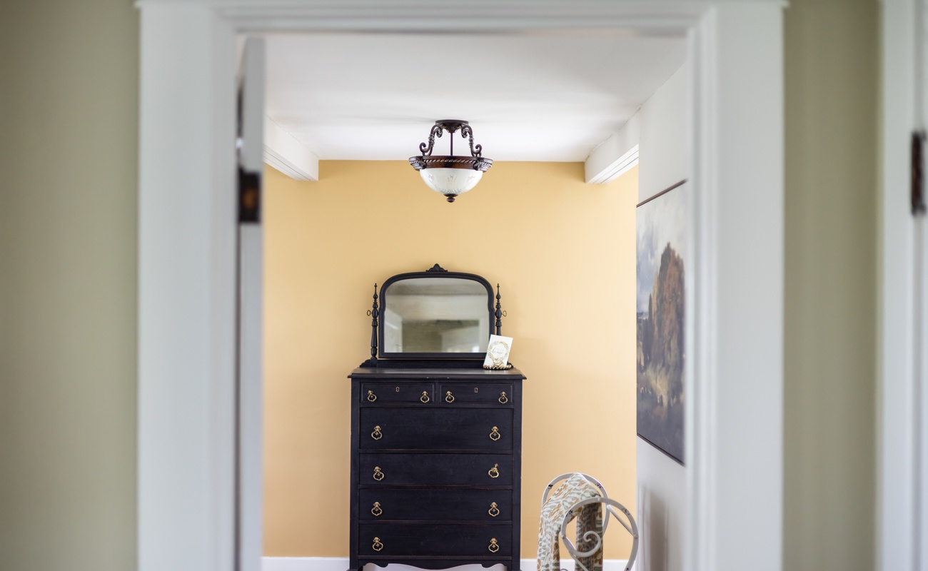 A peek of vintage charm through every doorway.