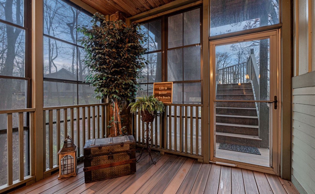 Sip, sit, and let the world fade—this porch is a vibe.