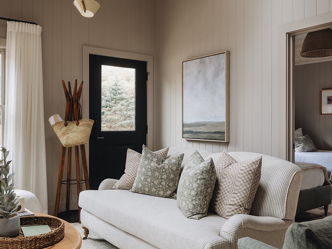 You and your guests will have lots of places to sit and enjoy the fireplace.