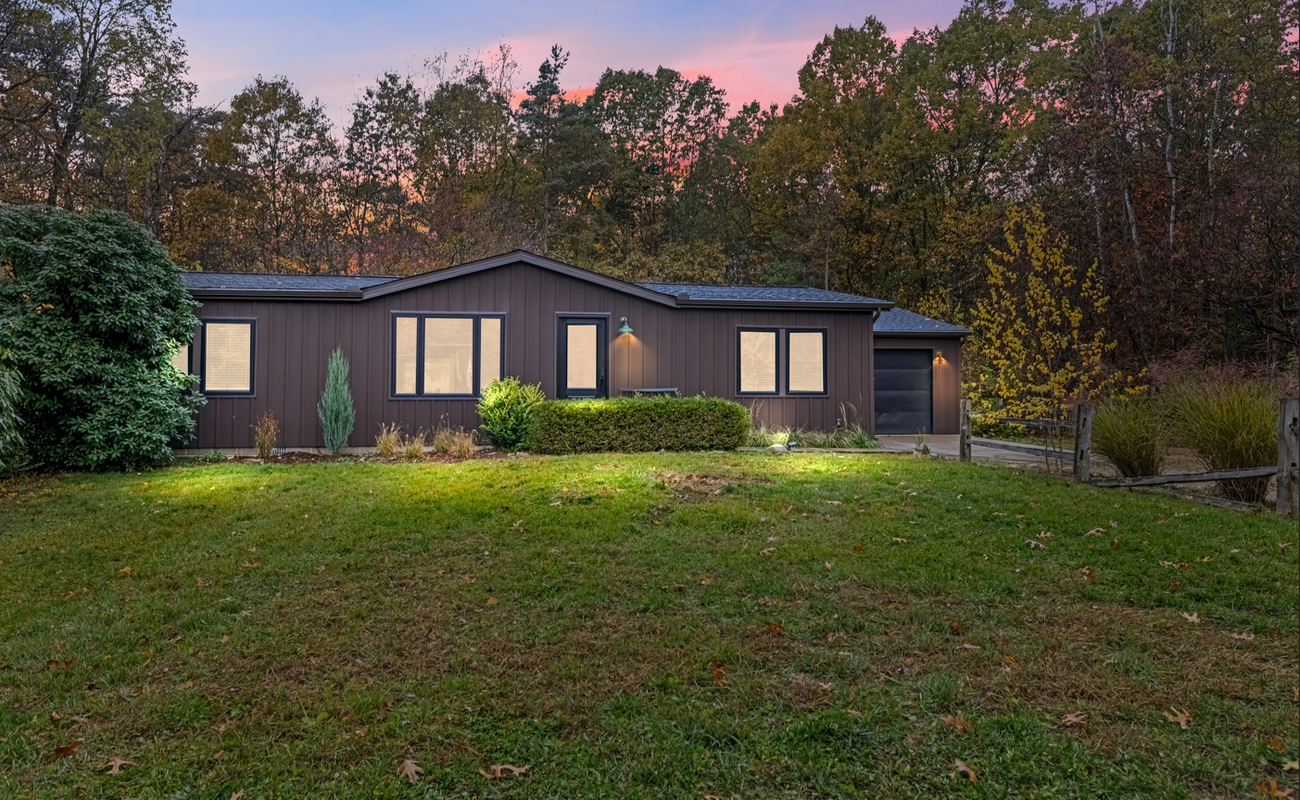 Evenings fall softly over The Woodsmen in Fennville, Michigan.