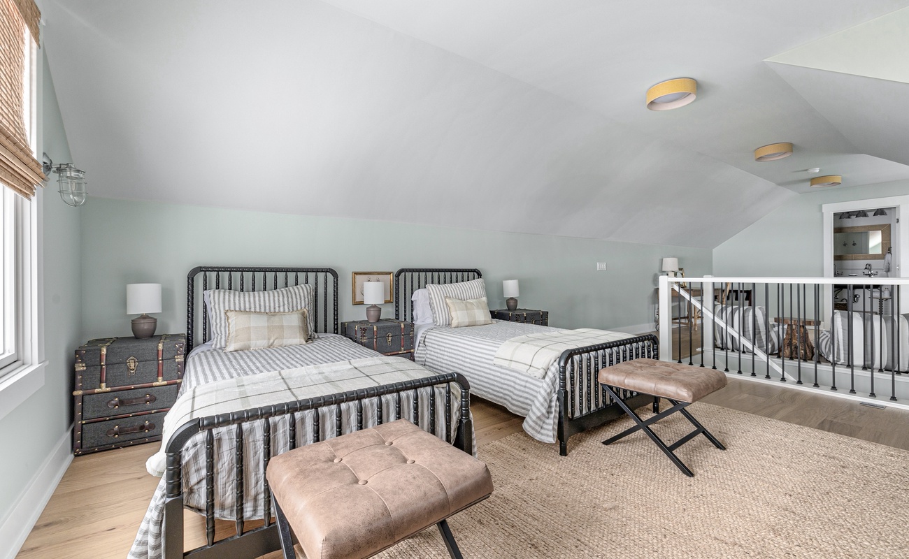 Sleep like royalty in this lofted hideaway—just don’t forget your bedtime story!