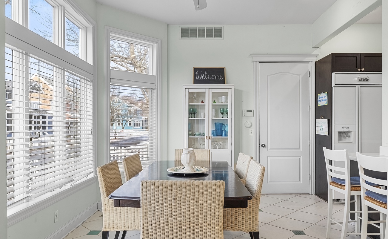 Our sunlit dining table is where meals, conversations and memories come together.