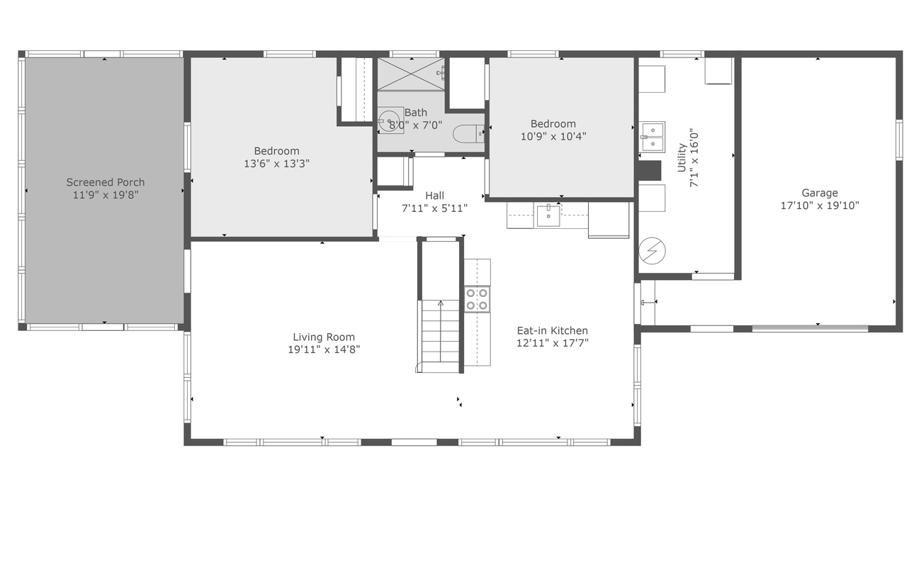 Hygge House's First Floor Layout