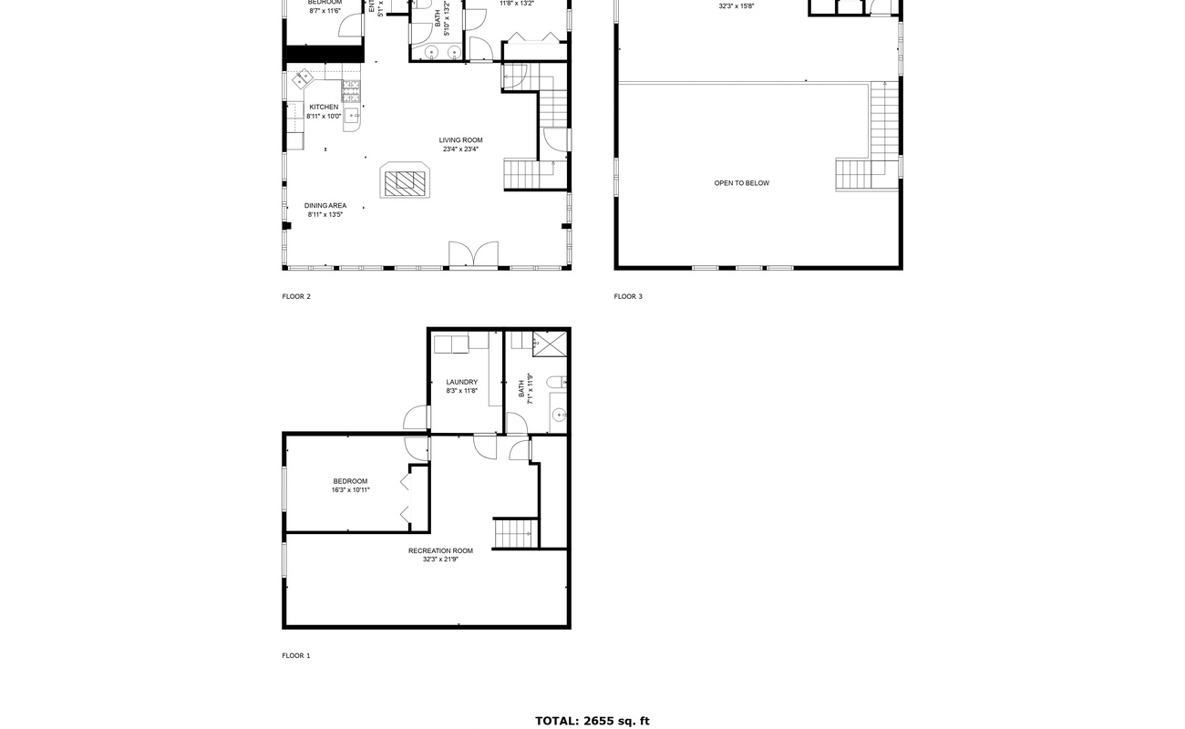Costal Cottage Floor Plan Layout