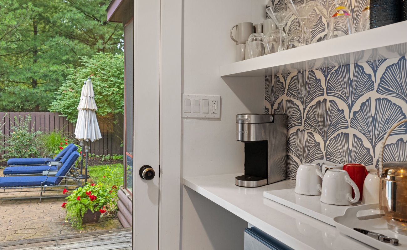 Become your own barista at our modern coffee bar.