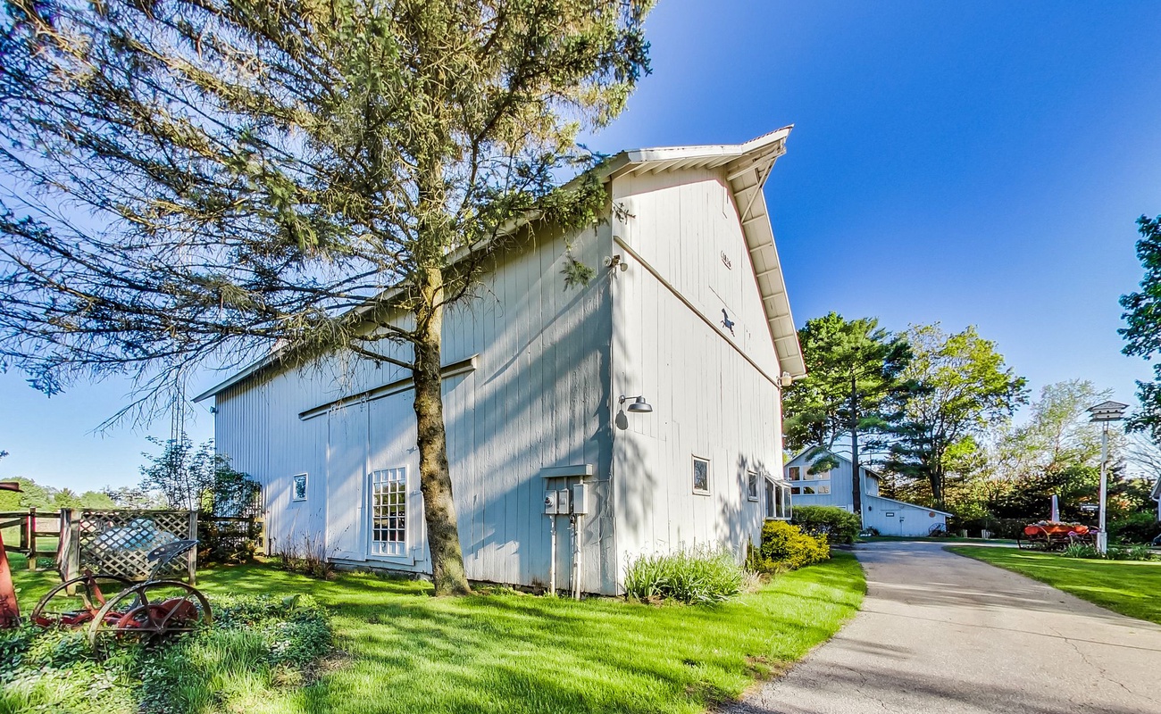 Heritage barn at Berrywood Farm in the heart of southwest Michigan.