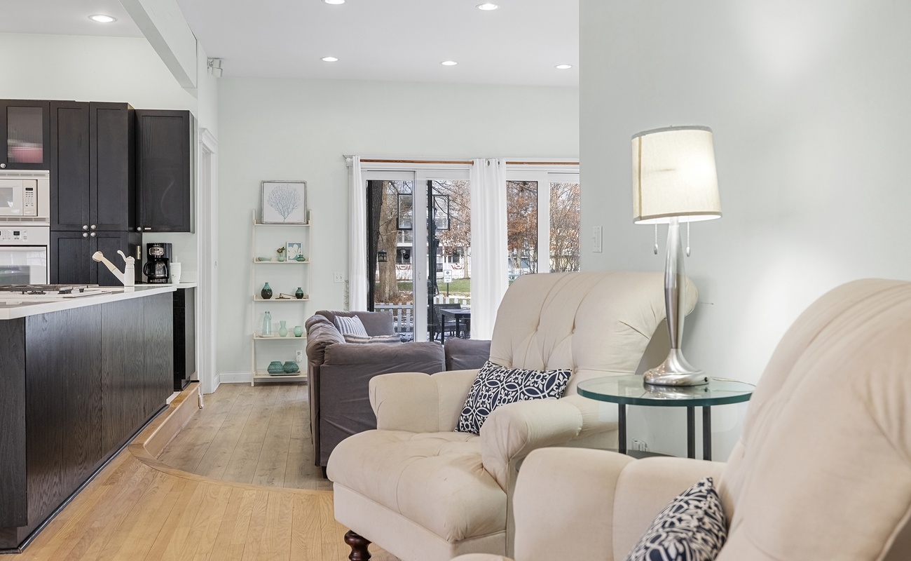 We have several seating areas throughout the home for lounging, and conversation.