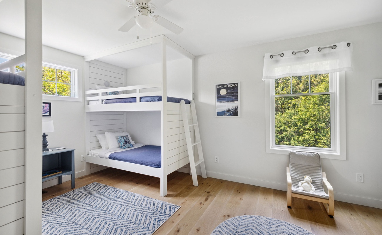 The 3rd bedroom is a fun 2nd floor space that kids always love.