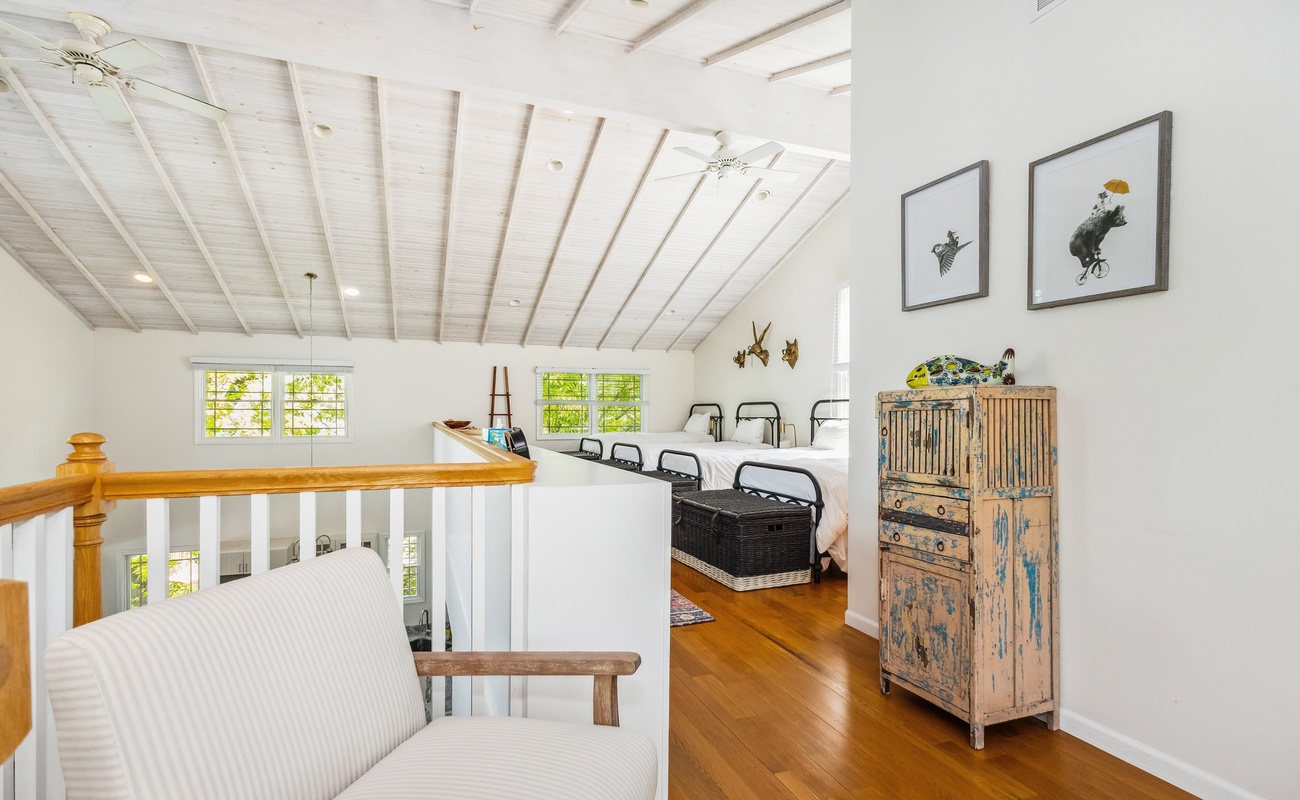 So many fun memories to be made in the sleeping loft!